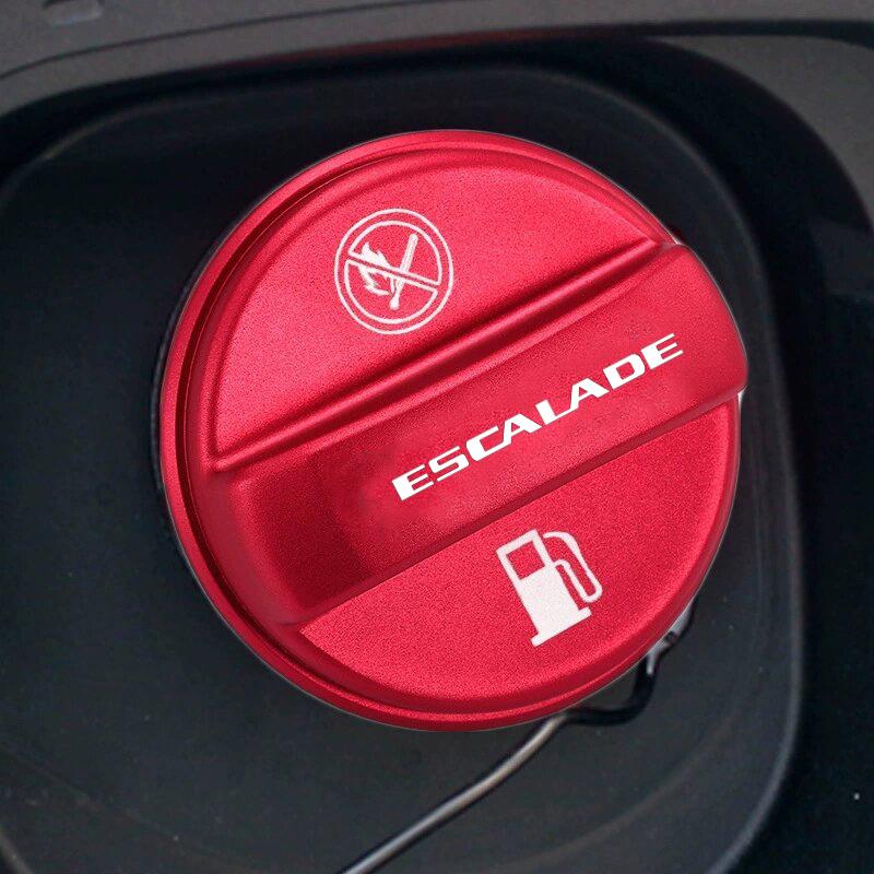 Aluminum Alloy Fuel Tank Cap Cover Decorative Shell For Cadillac ESCCALADE Logo Exterior Car Styling Modification Accessories