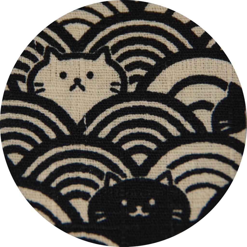 Daiking Guitar Strap Seigaiha Black v2
