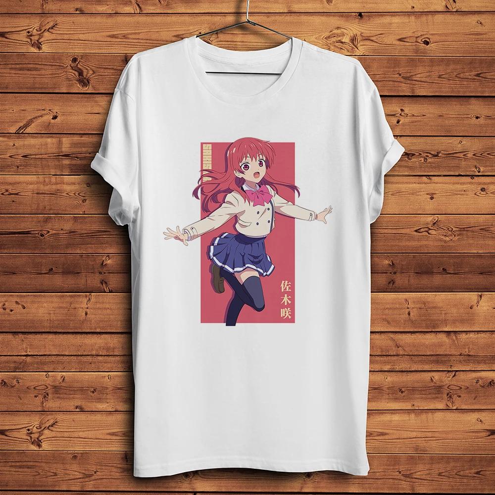 Kawaii WaifuKanojo Mo KanojoMinase NagisaSaki SakiRika Funny Anime TshirtUnisex White T Shirt UnisexOtaku Tee