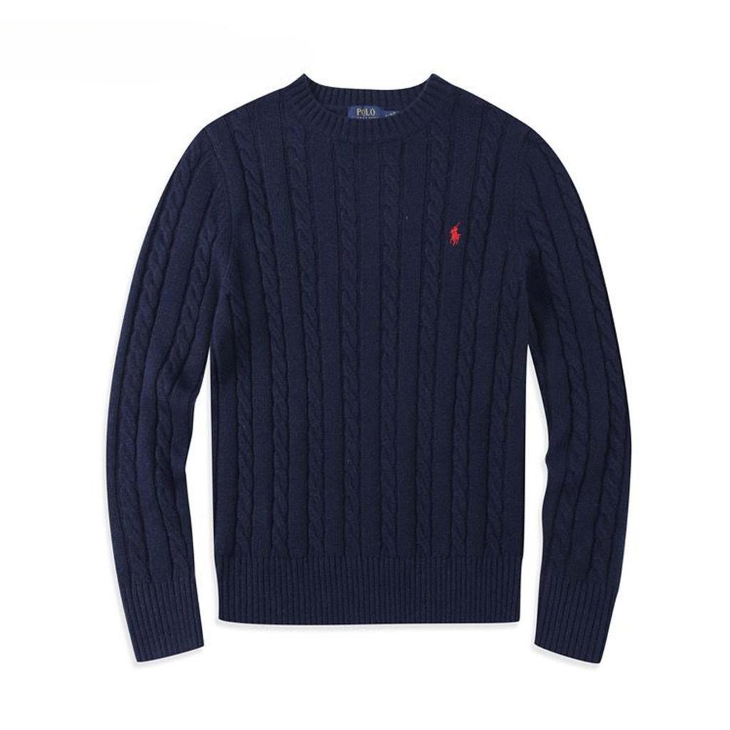 RogueWave Hot High-End Luxury Man Long-Sleeved Knitwear Round Neck Embroidery New Sweater Leisure Mens Clothing