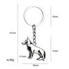 Custom Cartoon Pet Keychain: Puppy & Cat Head-Shaking Pendant - Fun Gift