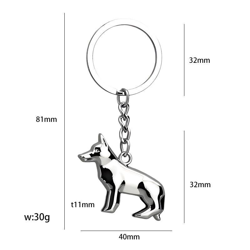 Custom Cartoon Pet Keychain: Puppy & Cat Head-Shaking Pendant - Fun Gift