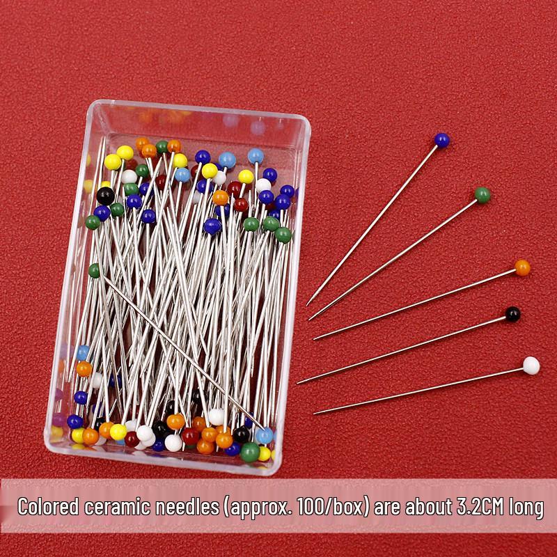 Szpilki z perłową główką do szycia krawieckiego i odzieży