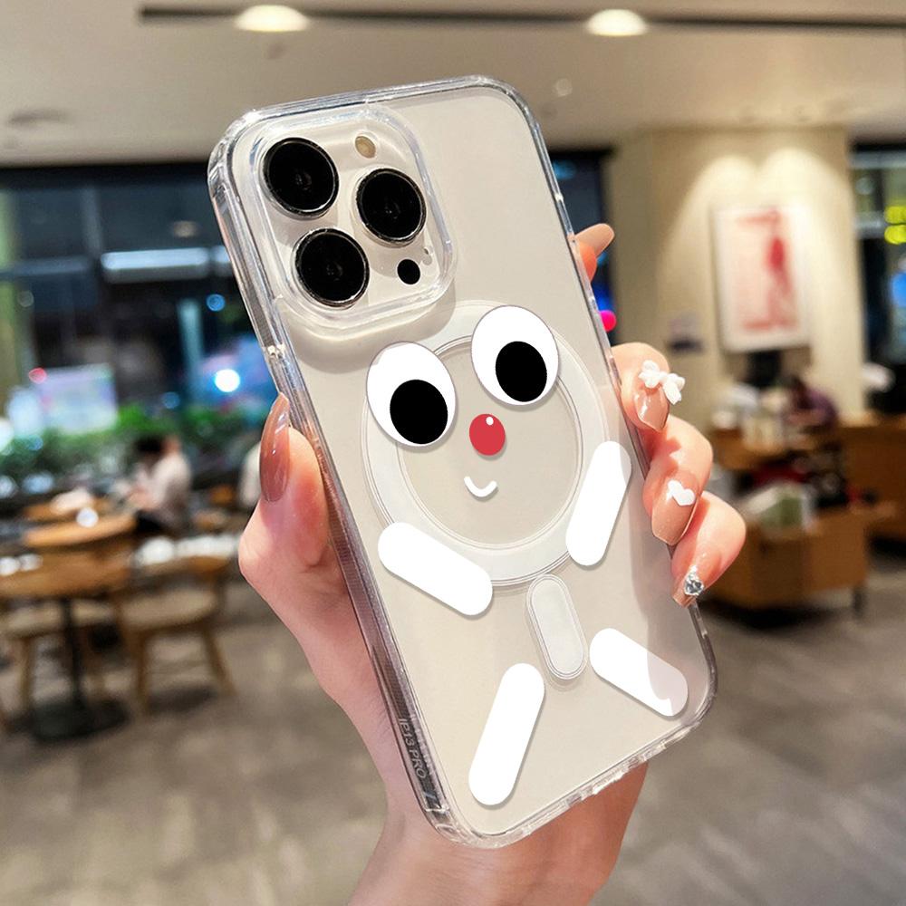 Magnetic Phone Case for iPhone 12 14 16 17 Pro 17 16 15 14 13 12 Pro Max  12 13 14 15  16 High Quality Shockproof Shell Full Protection Cute Style