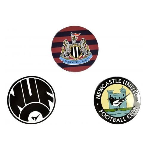 Newcastle United FC Retro Fridge Magnet (Pack of 3)