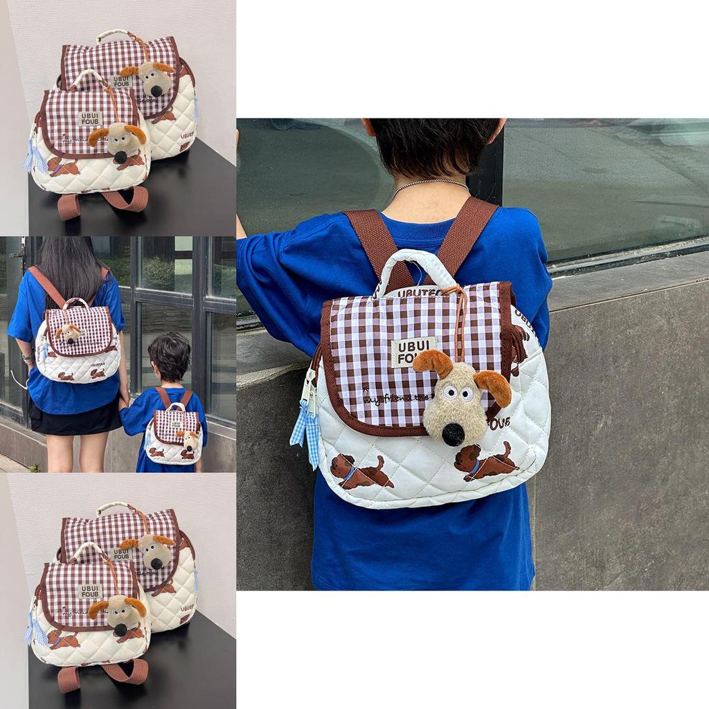 Kids Backpack Toddler Cartoon Cotton School Bag With Padded Straps For Children