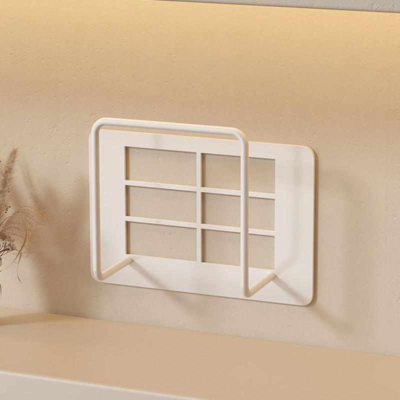 Hot Selling Versatile Wall-Mounted Router & Set-Top Box Holder - No-Drill Multi-Purpose Storage Shelf With Practical Hooks