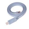 USB2.0 Male To RJ45 Male CAT5 Serial Console Flat Cable for Cisco Routers Switches