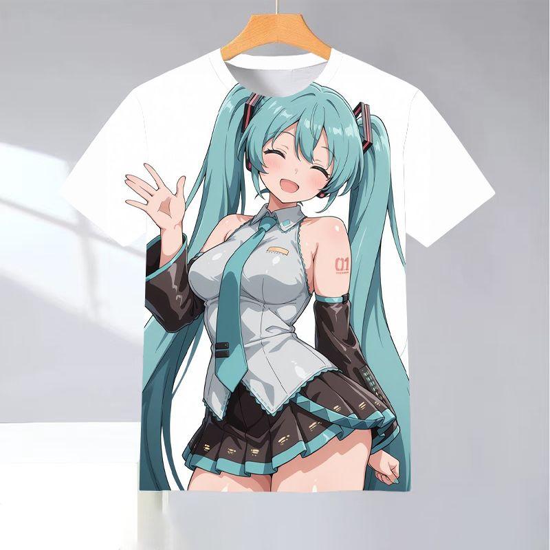 2026 Summer T-shirt Men's Oversized 3D Printed Short-sleeved Family Unisex Children's Sports Shirt