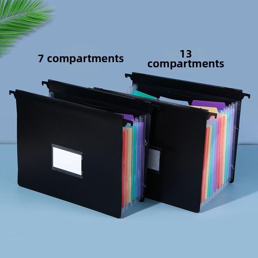 Dustproof Test Paper Storage Bag 7/13 Pockets Accordion File Folder Stationery