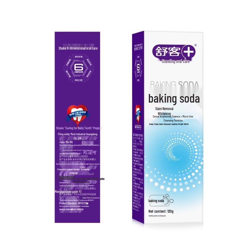 Shuke Anti-Cavity Baking Soda Peppermint Toothpaste