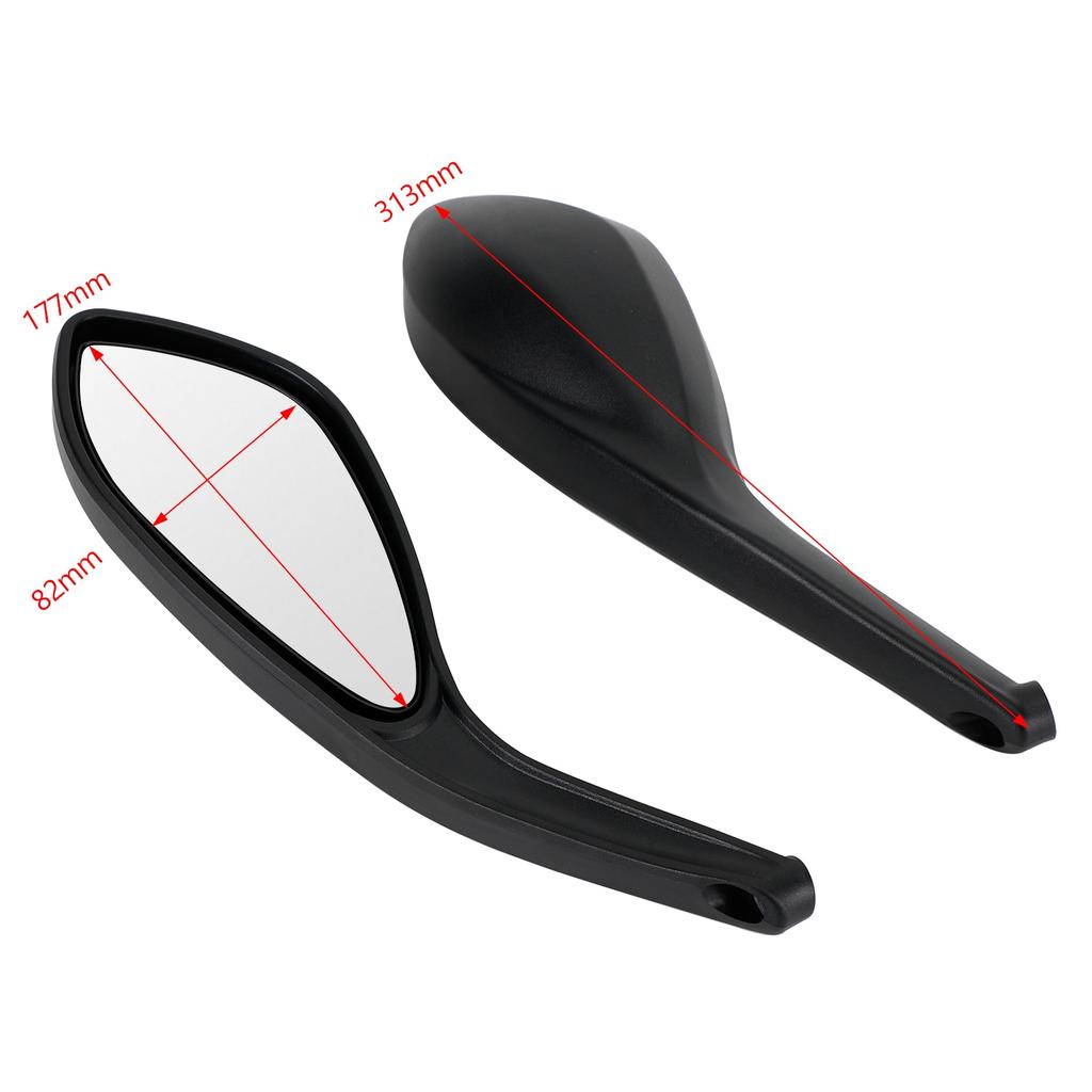 Rearview Mirror Set For Ducati Monster 696 796 1100 EVO Streetfighter 848 1098 S