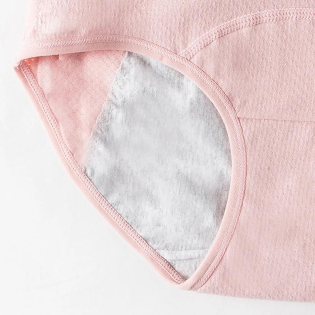 Women's Cotton Leakproof Period Panties Middle Waist Comfortable Underwear