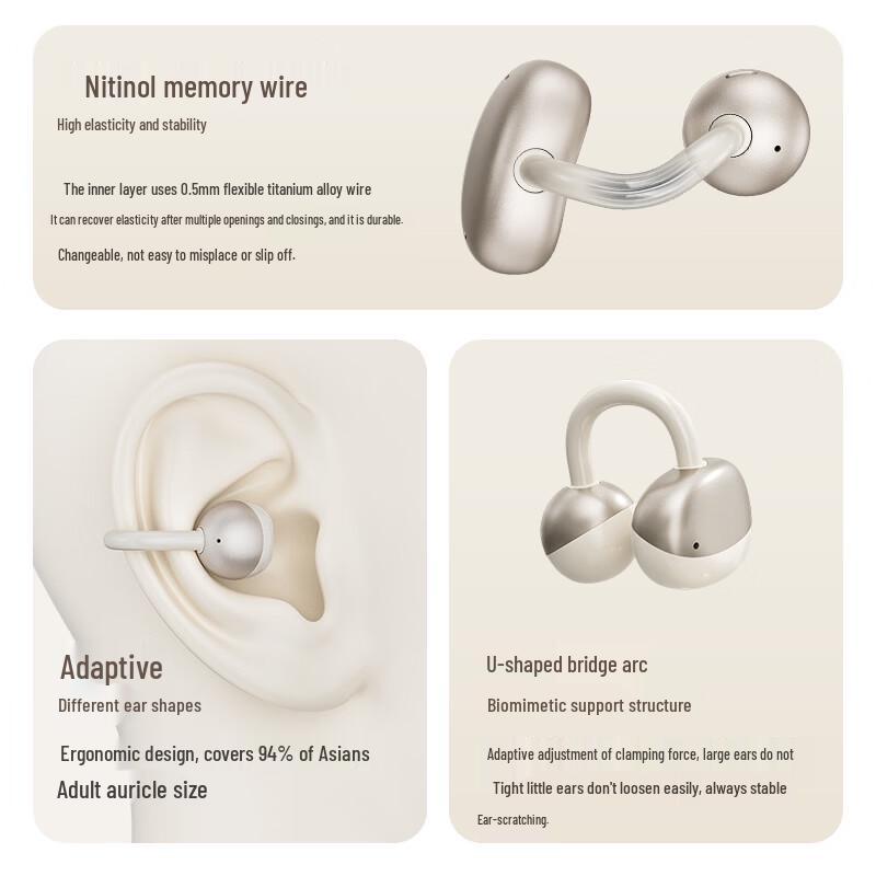 Newmine T29 True Wireless Ear-Clip Bluetooth Earphones