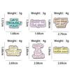 Personalized Colorful English Letter Brooch Fashion Clothing or Backpack Accessory