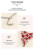 Retro Modeschmuck Set: Elegantes Halsketten-, Ohrring- und Armband-Set für Abendkleider