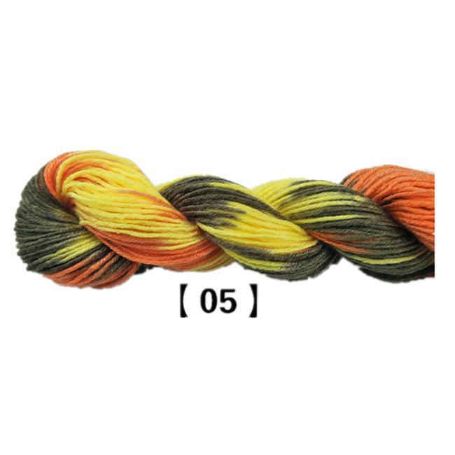 

Линия обуви Fuyi Dyed Wool Acrylic Cotton для ручного ткачества 05