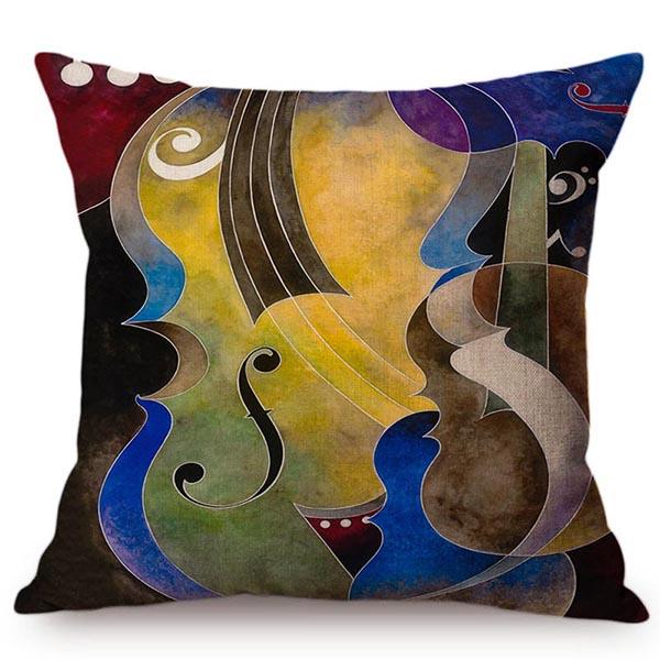 Africa Traditional Culture Art Sofa Decoration Cushion Cover Colourful African Woman Abstract Pattern Car Throw Pillow Case