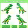 1 pièce Ballons en aluminium Tyrannosaure Rex Énorme Debout 3D Ballon Dinosaure Simulation Décoration Fête d'Anniversaire Thème Jurassique
