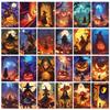 Hot Sale Halloween Series Wall Cards Holiday Wall Decoration Cards Gifts Greeting Cards