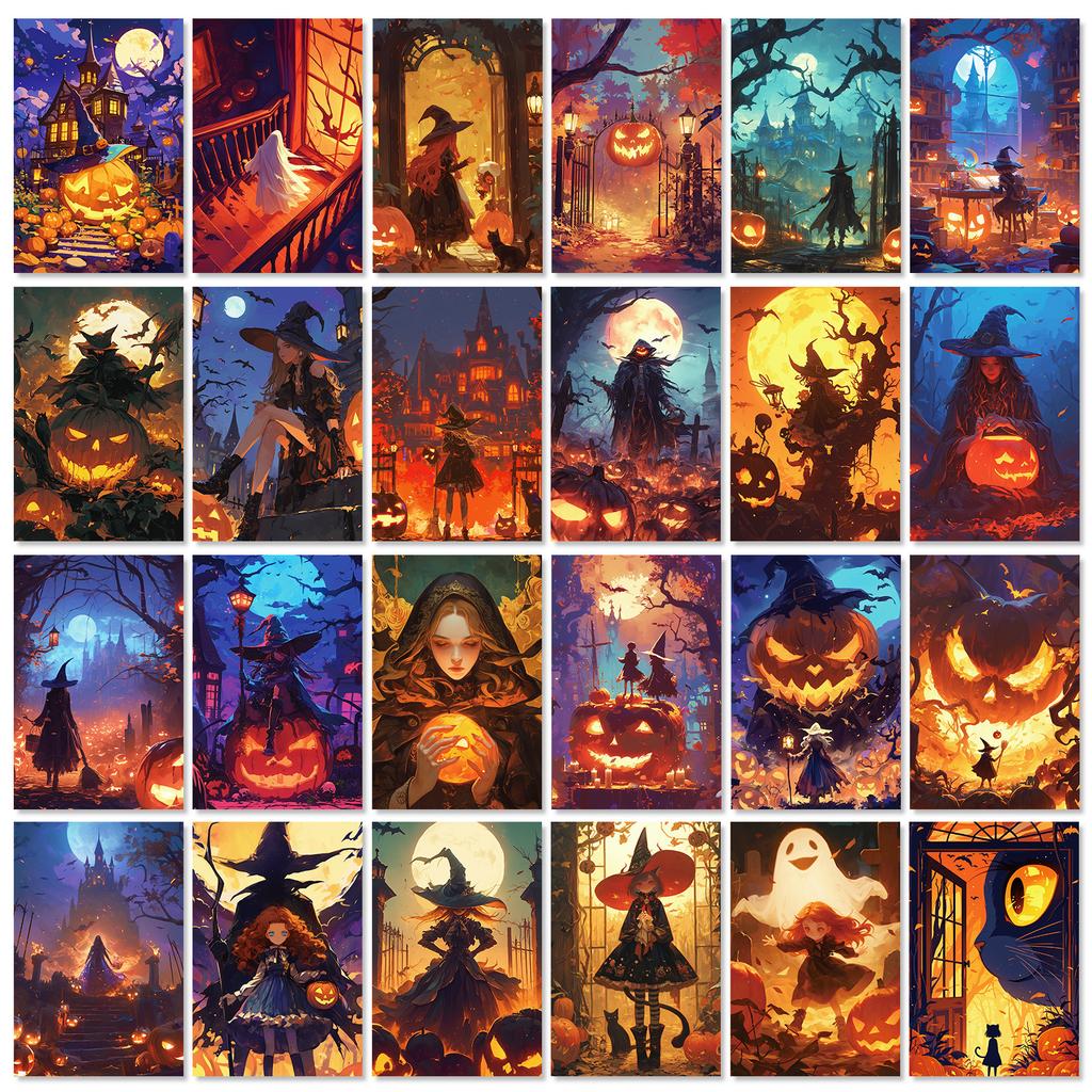 Hot Sale Halloween Series Wall Cards Holiday Wall Decoration Cards Gifts Greeting Cards