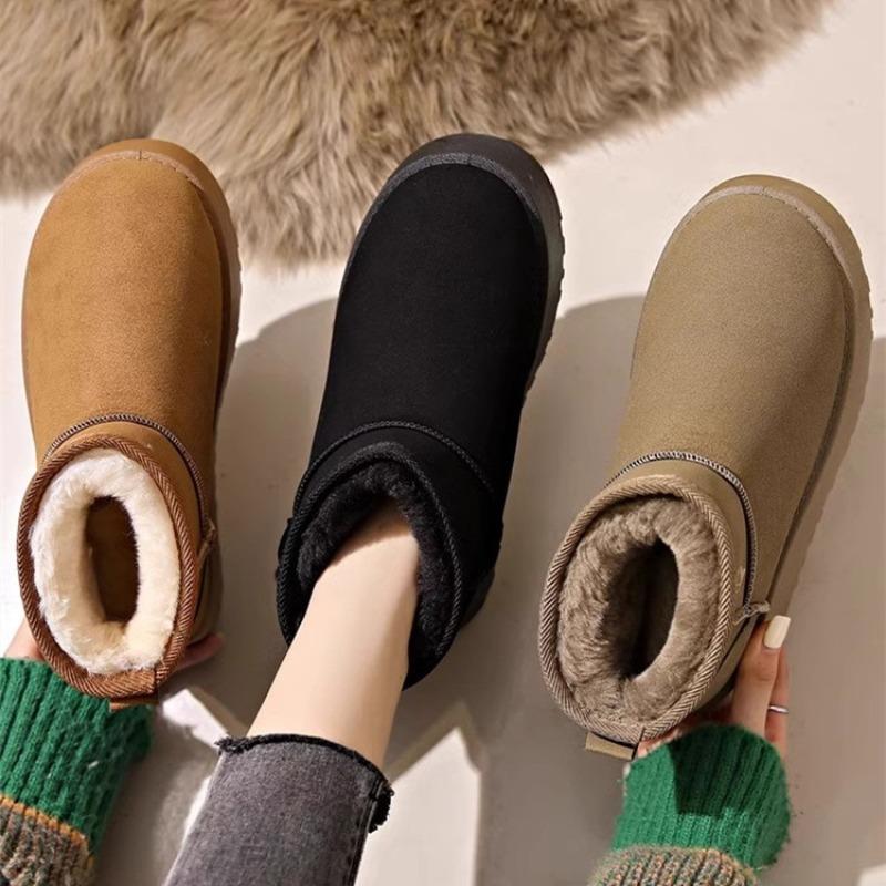 New snow boots women's student short boots winter cotton shoes women's boots thickened velvet shoes
