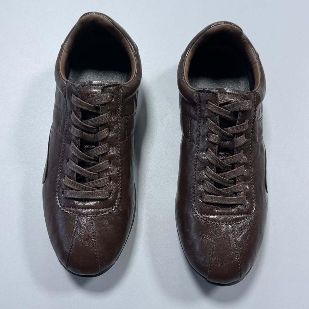 Round Head Board Shoes, Sports Shoes, Commuting Trendy Leather Shoes, Men'S Thin-Soled German Training Shoes, Casual Shoes, Retro Men'S Shoes
