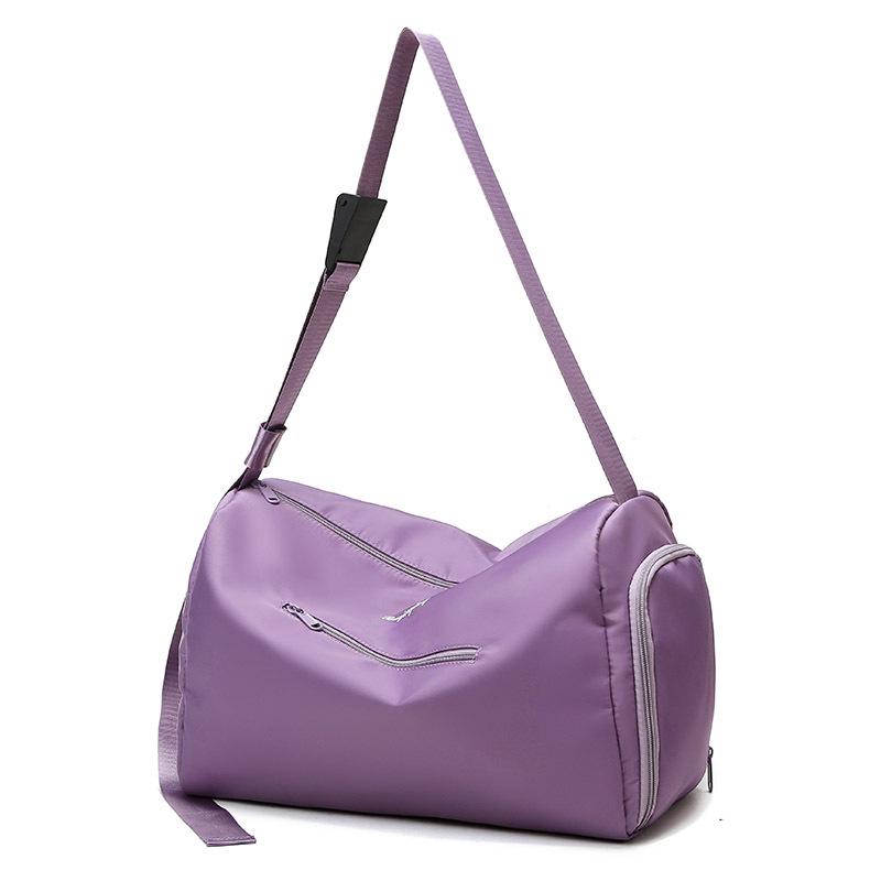 

Canvas Travel Crossbody Bag: Wet/Dry Separation for Swimming, Yoga, & Fitness - Ideal for Corporate Gifts