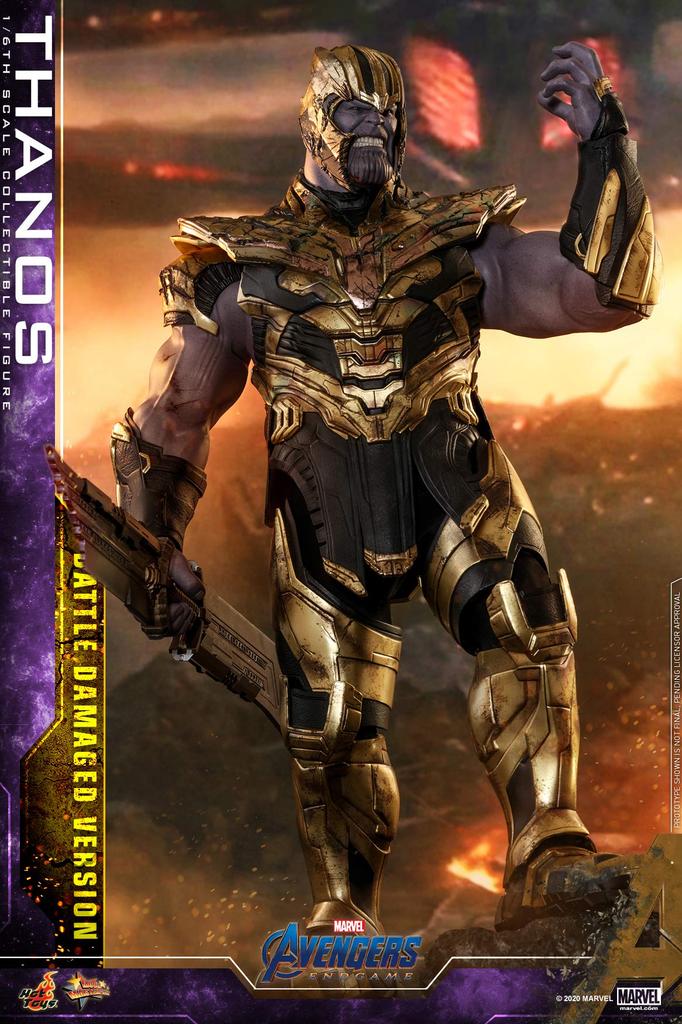 Movie Masterpiece Endgame Thanos Damaged Scale Figure Avengers (Battle Version) 1/6