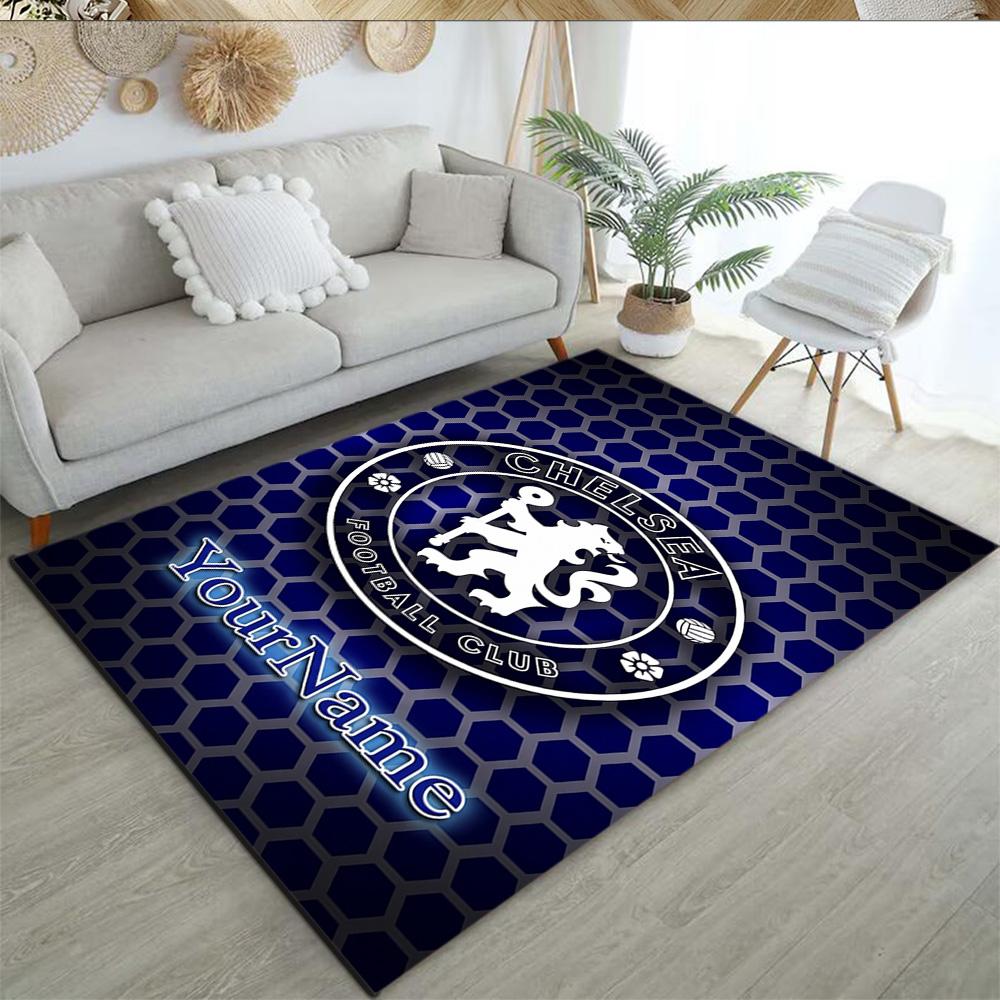 Chelsea Customizable Name Area Rug Design for Entryway Dining Room Balcony Dormitory Anti-slip Rug Office home decor
