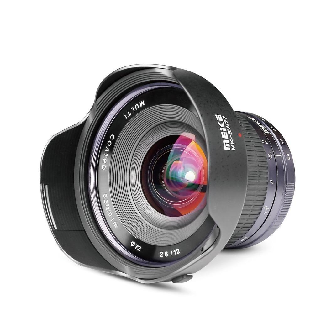 Meike MK 12mm Interchangeable Lens for Nikon 1 Japanese Instruction Manual Part Number 19950005 Wide-Angle Mount, Included,