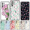 Tulip Flower Phone Case For Samsung Galaxy S24 S25 S23 S22 Ultra Note 10 20 Plus S20 S21 FE Cover