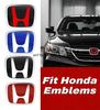 Car Hood Front Grill Rear Trunk H Emblem Logo Sticker Honda Civic Fit Jazz Accord CRV HRV City Odyssey Passport Pilot Vezel