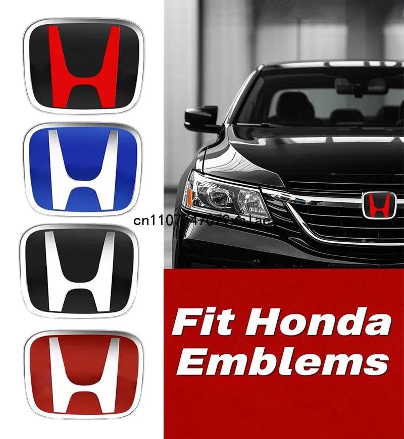 Car Hood Front Grill Rear Trunk H Emblem Logo Sticker Honda Civic Fit Jazz Accord CRV HRV City Odyssey Passport Pilot Vezel