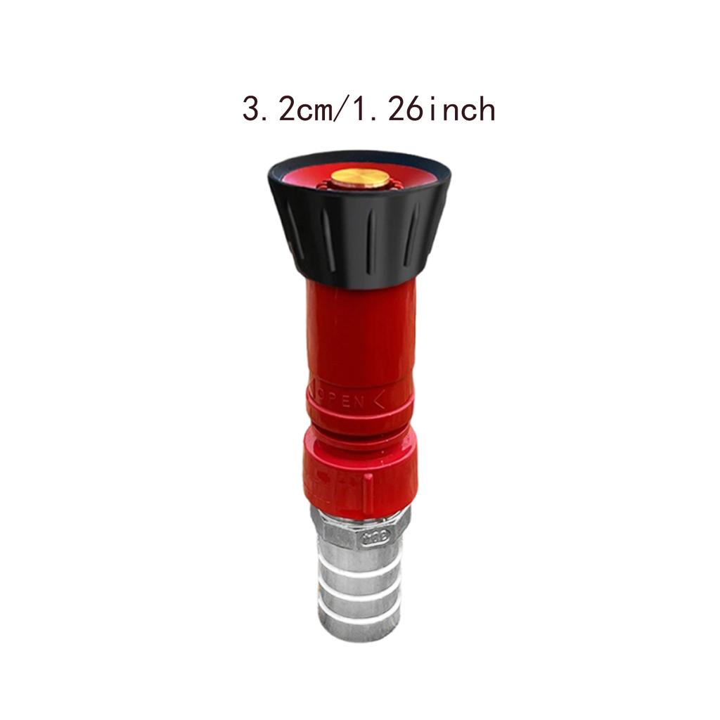 High Pressure Hose Nozzle Powerful Red for Gardening Garden Watering Outdoor Garden High Pressure Sprinkler Head Heavy Duty