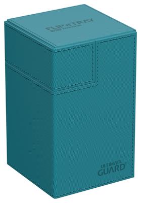 Ultimate Guard Deck Case Xeno Skin Monocolor Petrol Flip`n`Tray 100+