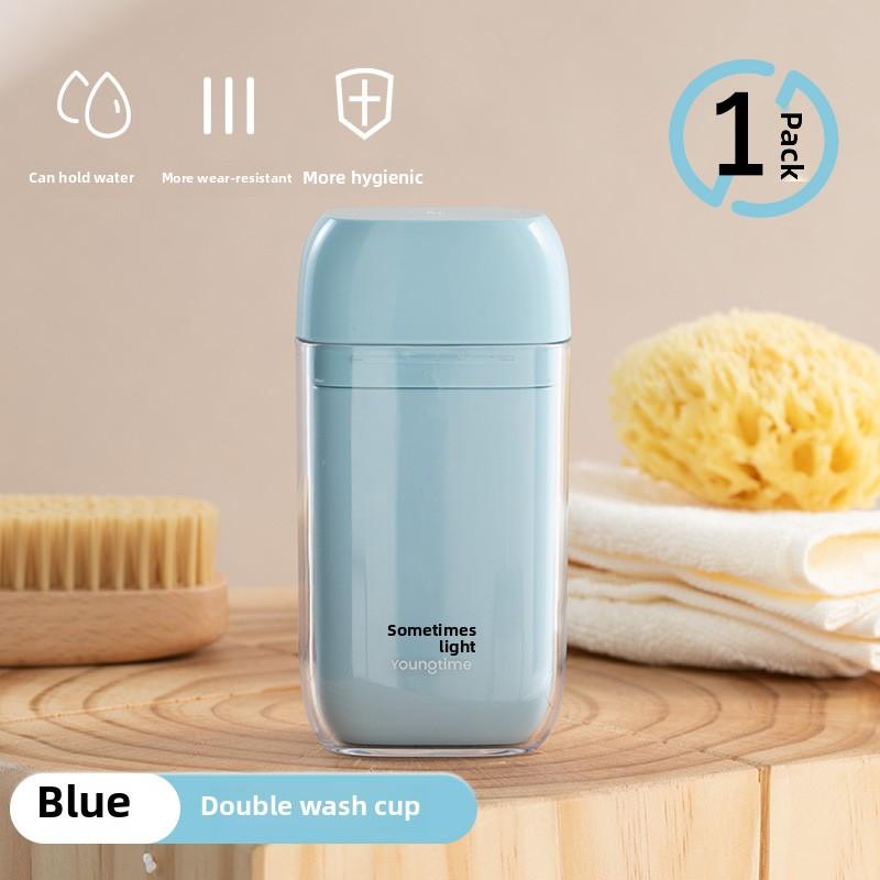 Time Travel Toiletry Cup Set: Couple Toothbrush & Gargle Cup Set W/double Cups + Holder. Home/hotel Use, Ideal for Daily Oral