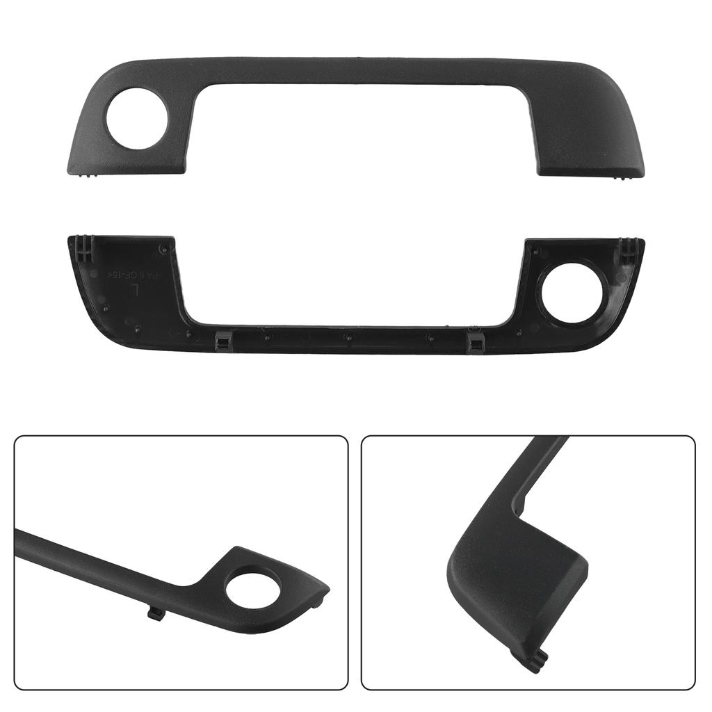 1Pair Outer Door Handle Cover W/Seal Front Left+Right For BMW E36 E34 E32 Z3 535i Car Exterior Door Handles Part