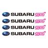 4Pcs Rearview Mirror Wiper Emblem Decals Car Body Styling Stickers For Subaru WRX STI BRZ Forester Impreza Legacy Outback Levorg ge3