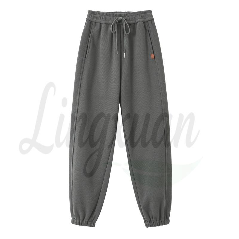 

2026 New Style Grey Lantern Joggers for Petite Women - Spring & Autumn Casual Wear Small темно серый