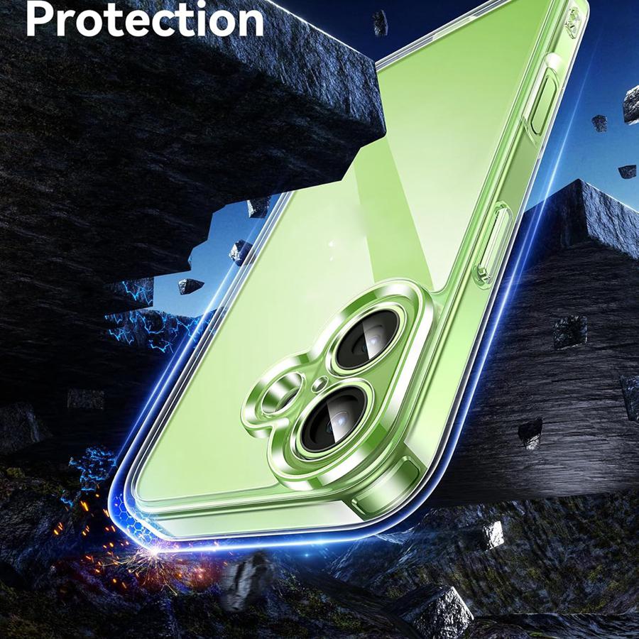 Kryt 3v1 pro iPhone 17 / 17 Pro Max / 17 Air /17 Pro/ Tvrzené sklo ochrana displeje + Tenký měkký TPU kryt na telefon Tvrdý PC Průhledný