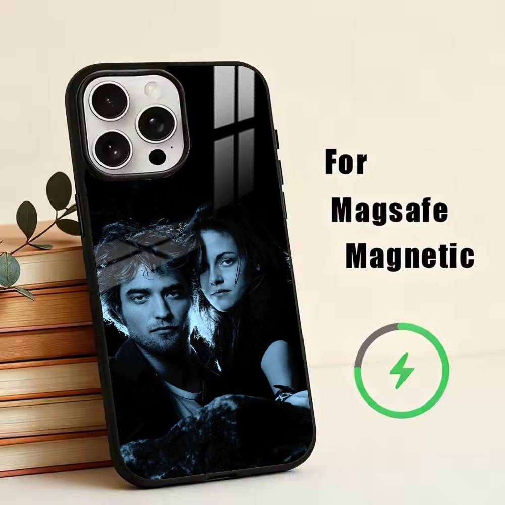 T-Twilight Saga Edward  Phone Case For iPhone17,16,15,14,13,12,11 Plus,Pro Magnetic with Magsafe Wireless Charging