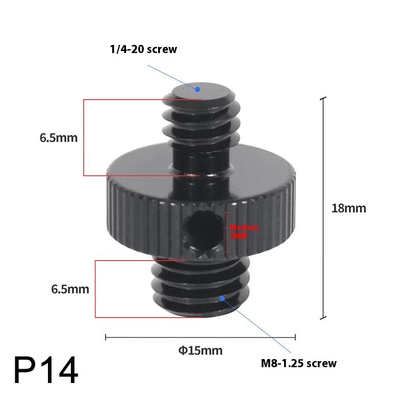 Thread Reinforce Camera Conversion Screw Adapter For Camera Tripod Ballhead Projector Bracket - 1/4 To 3/8 M4 M5 M6 M8 M10