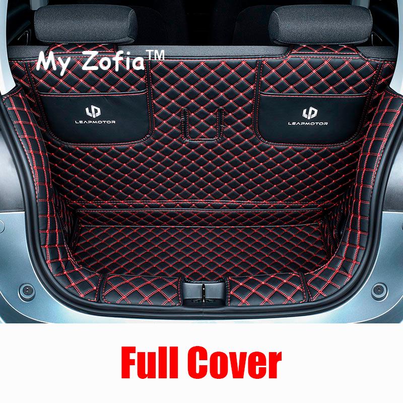 For Leapmotor T03 2023 2024 2025 Car Trunk Waterproof Tray Cargo Anti-Slip Boot Rear Floor Trunk Mat Storage Pad Accessories