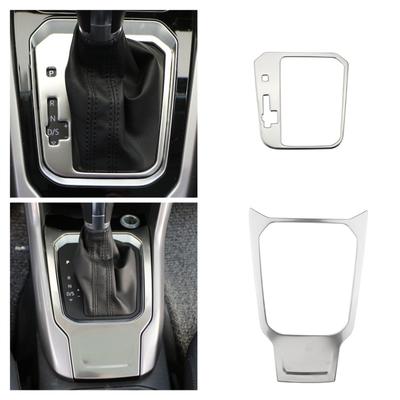 Stainless Steel Car Gear Shift Knob Panel Cover Sticker Trim for Volkswagen VW Troc T-Roc 2018 2019 2020 2021 AT LHD Accessories