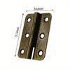 8 pcs Antique Bronze Hinges Vintage Butt Hinges Folding Cabinet Gate Closet Door Hinge