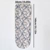 1pcs 140*50cm Ironing Board Cloth Drawstring Tightening with Elastic Edge Ironing Board Protector Cover Stain Resistant Washable