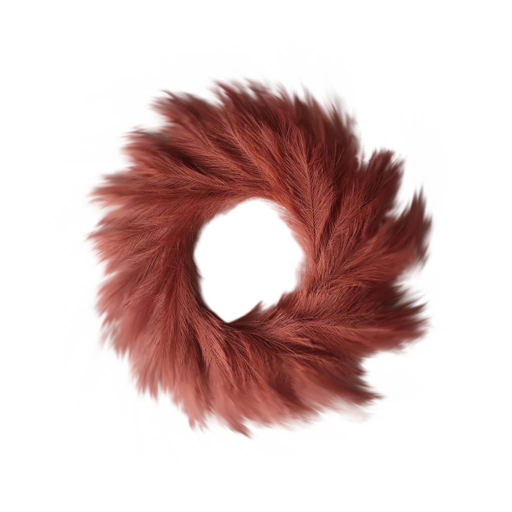 Simulation Of Frost Grass Vine Circle Bottom With Green Plants, Water Grass Vine Circle Flower Wreath, Without Battery