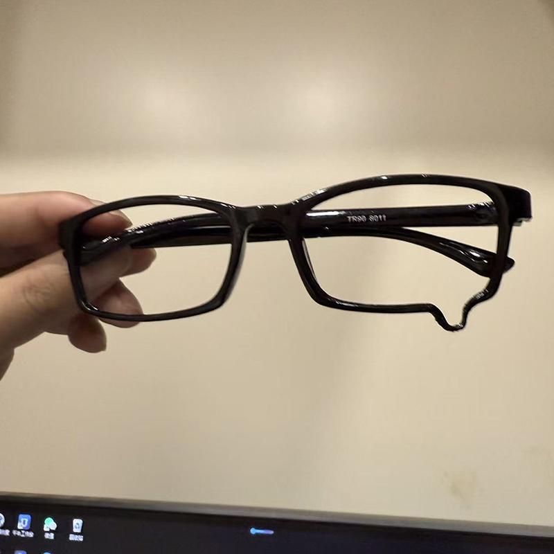 Anime Y2K Teardrop Cosplay Glasses Unisex Without Lenses Eyeglass Jewelry Costume Props Spectacles Eyewear Accessories Gifts