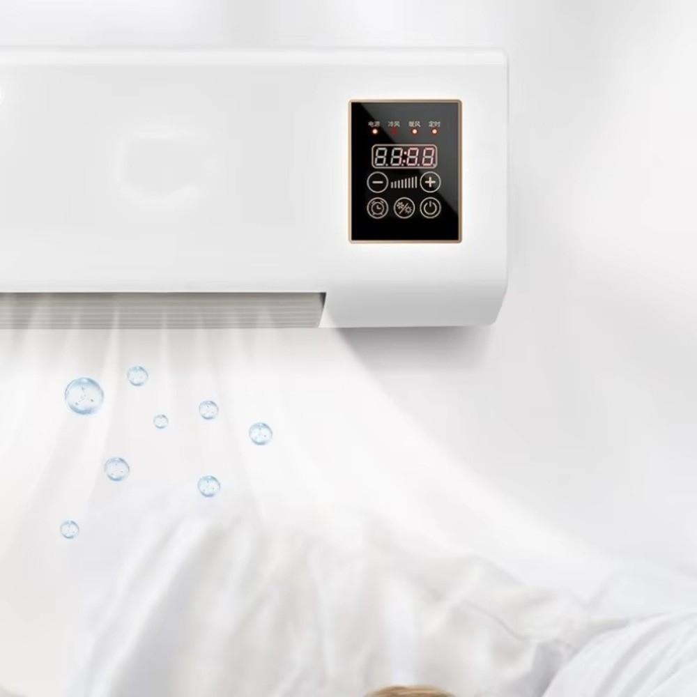 Remote Control Wall-Mounted Air Blower Adjustable Temperature Electric Heater  Indoor Use